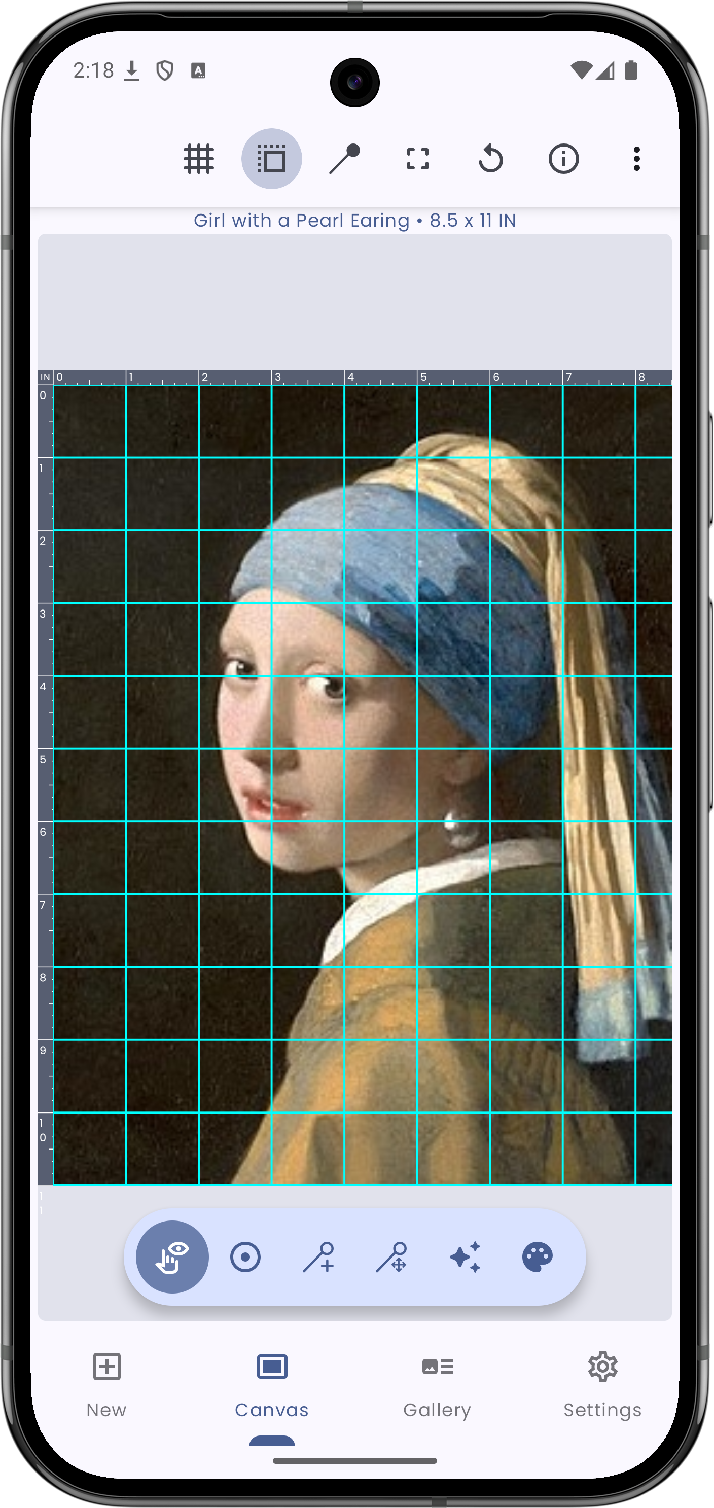 PinPoint grid drawing and AR sketch feature screenshot /images/ss-3.png